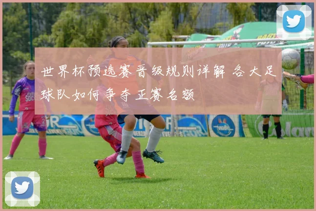 世界杯预选赛晋级规则详解 各大足球队如何争夺正赛名额